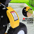 Wood Chipper Shredder Mulcher Garden 8hp Petrol Motor Upright Grinder - Yellow