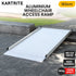 Kartrite 6ft Portable Aluminium Wheelchair Ramp Non-Slip 850lbs Heavy Duty Threshold Access Ramp for Mobility Scooter