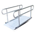 6ft Aluminium Wheelchair Ramp with Handrails 386kg Capacity 72cm Width
