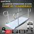 6ft Aluminium Wheelchair Ramp with Handrails 386kg Capacity 72cm Width