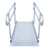 6ft Aluminium Wheelchair Ramp with Handrails 386kg Capacity 72cm Width