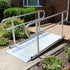 6ft Aluminium Wheelchair Ramp with Handrails 386kg Capacity 72cm Width
