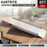 8ft Aluminium Wheelchair Ramp with Non-Slip Surface, 380kg Load Capacity