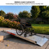 8ft Aluminium Wheelchair Ramp with Non-Slip Surface, 380kg Load Capacity