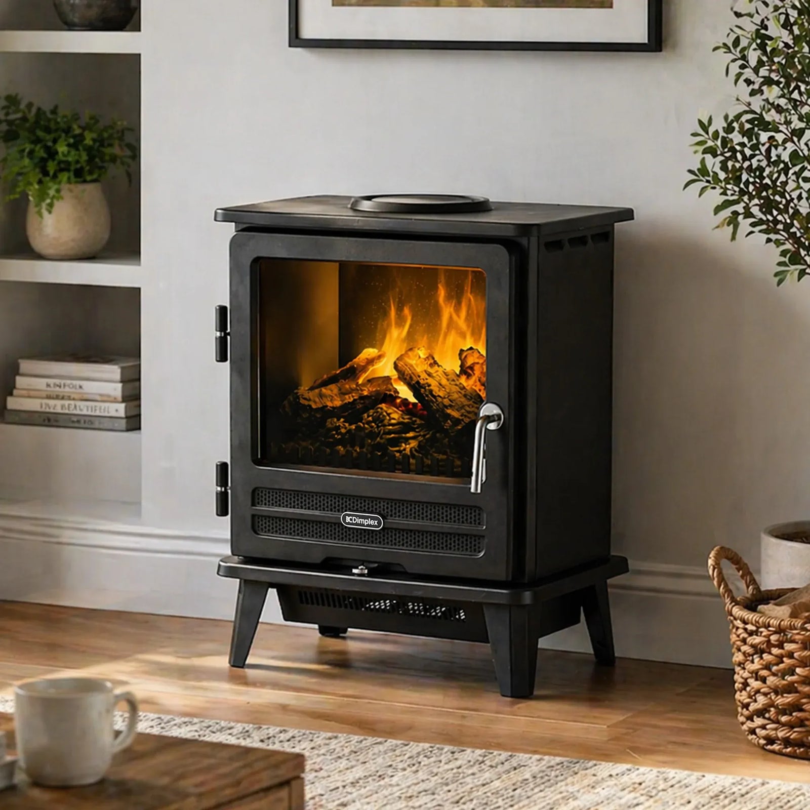 Dimplex 2kW Willowbrook Opti Myst Portable Electric Stove Flame and Smoke Effect