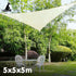 Waterproof 160GSM Outdoor Sun Shade Sail Canopy 5m Triangle