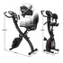 Powertrain 135E 4-in-1 Foldable X-Bike with LCD Display and Resistance Bands
