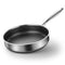 28cm Honeycomb Frying Pan – 304 Stainless Steel, Non‑Stick, With Glass Lid