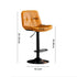 Bar Stools Kitchen Bar Stool Leather Barstools Swivel Gas Lift Counter Chairs x2 BS8406 Black