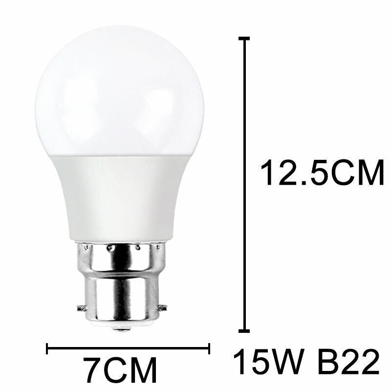 1 PCS 220V 15W  NEW LED Radar Sensor Motion Bulb E27 B22 Smart Security Light Lamp Globe Bulb