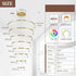 BAMDECOR A18801/8 Nordic Home Decor Dining Room Pendant lamp lights Ceiling Lamp Hanging Light (8 Rings-Gold)
