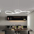 BAMDECOR A022 Modern Designer Infinity LED Chandelier Island Ceiling Pendant Light (120/150cm-Silver)