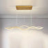 BAMDECOR A2569 1.5m Antizer Nordic Minimalist Wave Long Pendant Light (Gold)