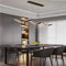 BAMDECOR A2575 Modern Design Linear LED Ceiling Light for Dining Room Office Kitchen Living Room (Black)BAMDECOR A2575 Modern Design Linear LED Ceiling Light for Dining Room Office Kitchen Living Room (Black)