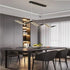 BAMDECOR A2575 Modern Design Linear LED Ceiling Light for Dining Room Office Kitchen Living Room (Black)BAMDECOR A2575 Modern Design Linear LED Ceiling Light for Dining Room Office Kitchen Living Room (Black)