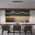 BAMDECOR A2575 Modern Design Linear LED Ceiling Light for Dining Room Office Kitchen Living Room (Black)BAMDECOR A2575 Modern Design Linear LED Ceiling Light for Dining Room Office Kitchen Living Room (Black)