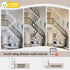 BAMDECOR LT08 18-Heads Solid Crystal Teardrop Chandelier High Ceiling Foyers Entrance Chandeliers Staircase Long Pendant Light (Gold)