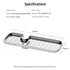 Kitchen Drain Holder Sponge Sink Storage Rack Basket Organizer Shelf Bathroom