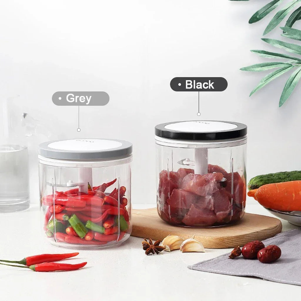 Easy Chopper Mincer Mixer Slicer Dicer Blender Cutter Shredder For Onion Garlic 550 Black