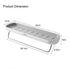 Bathroom Shelves Organizer Wall Mount Home Towel shelf Shampoo Rack With Towel Bar Storage Rack Bathroom Accessories Black
