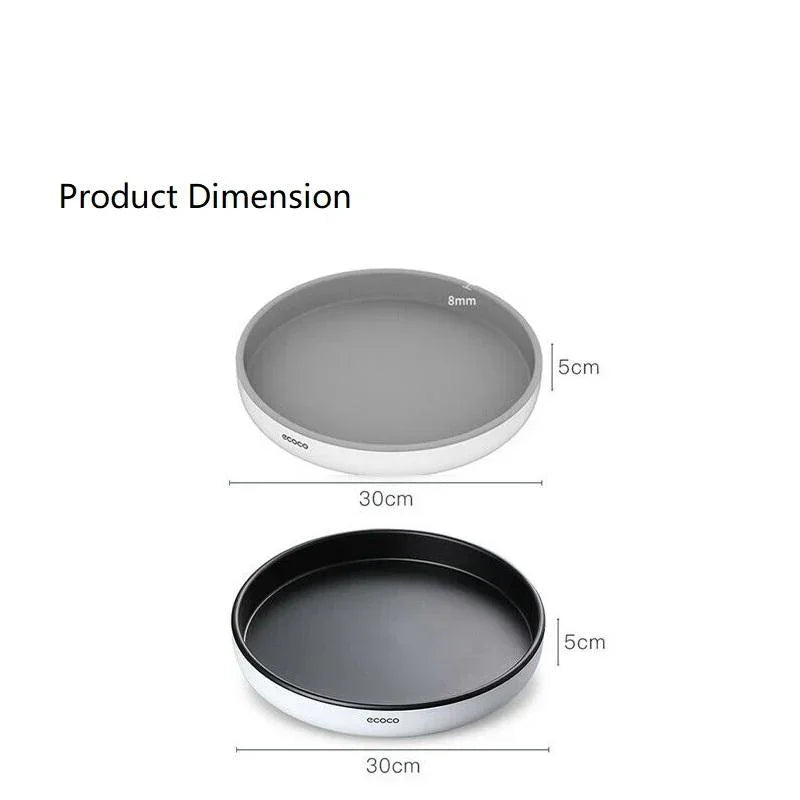 Kitchen Rotating Spice Condiment Storage Rack Bathroom Swivel Tray Organizer Black