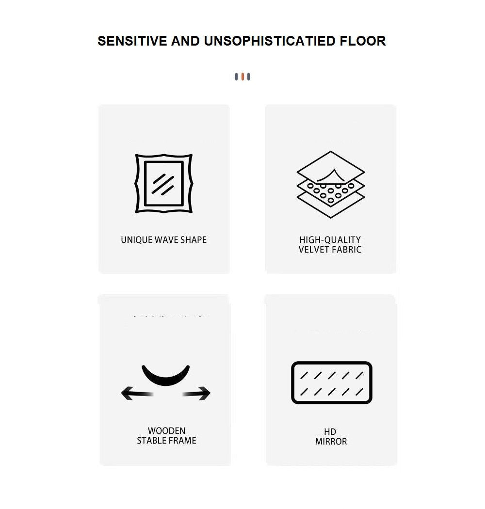 1.7m Standing Maiden Mirror Full Length Aesthetic Full Size Floor Mirror Bedroom Creative Modern Deco -  Wholesale  1.7m Standing Maiden Mirror Full Length Aesthetic Full Size Floor Mirror Bedroom Creative Modern Deco - Amazin