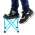 Mini Portable Outdoor Folding Stool Camping Fishing Picnic Chair Seat 80kg Blue