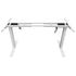 Standing Desk Height Adjustable Sit Stand Motorised Dual Motors Frame White Only