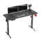 Electric Standing Desk Height Adjustable Gaming Office Desk 110cm Black