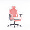 Gaming Chair Ergonomic Racing chair 165Â° Reclining Gaming Seat 3D Armrest Footrest Pink White