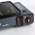 Portable Gas Stove Burner Butane BBQ Camping Gas Cooker With Non Stick Plate Black