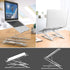 Portable Adjustable Laptop Stand Foldable Desktop Tripod Tray Anti-skid Pad Double Layer