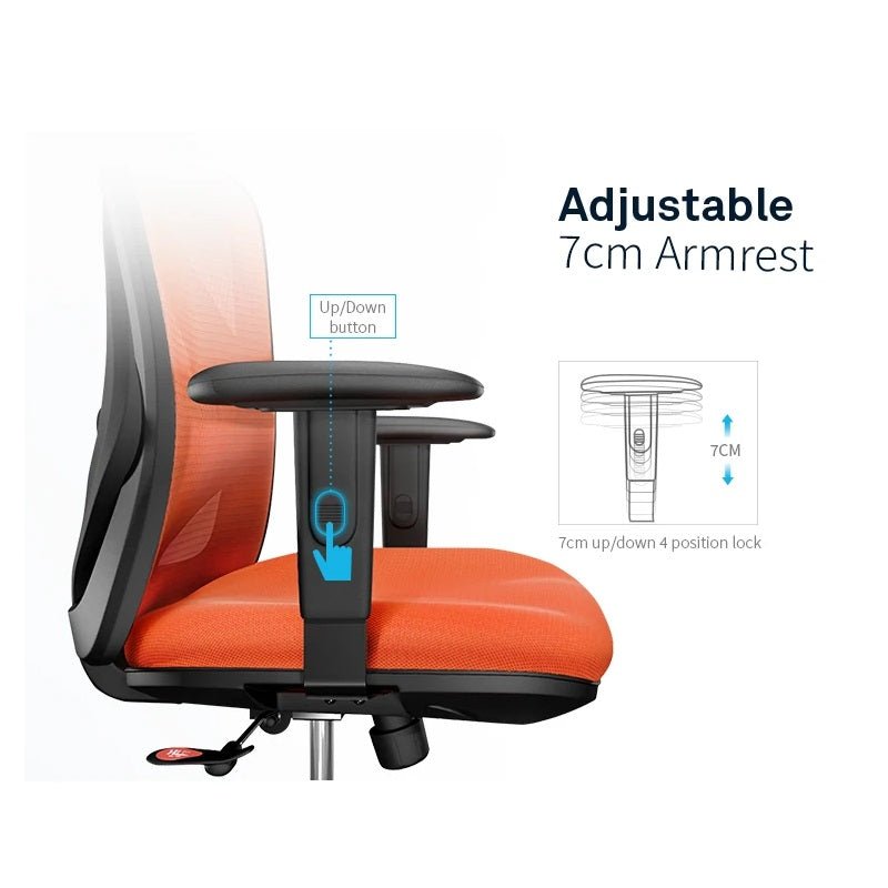 Ergonomic Office Chair, Computer Chair Desk Chair High Back Chair Breathable,3D Armrest and Lumbar Support