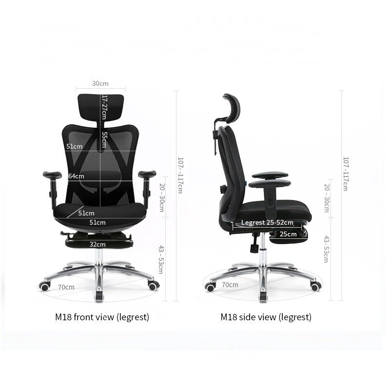 Ergonomic Office Chair, Computer Chair Desk Chair High Back Chair Breathable,3D Armrest and Lumbar Support