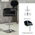 SERENITA Velvet Bar Stools Set of 2 Swivel Gas Lift Counter Stools Backrest