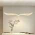 150cm Wing-Shaped LED Ceiling Light 3-Color Changeable Stepless Dimming High Light Transmission Board Modern Lighting Fixture