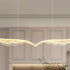 150cm Wing-Shaped LED Ceiling Light 3-Color Changeable Stepless Dimming High Light Transmission Board Modern Lighting Fixture