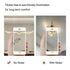 150cm Wing-Shaped LED Ceiling Light 3-Color Changeable Stepless Dimming High Light Transmission Board Modern Lighting Fixture