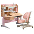 Solid Rubber Wood Height Adjustable Children Kids Ergonomic Pink Study Desk Chair 120cm AU