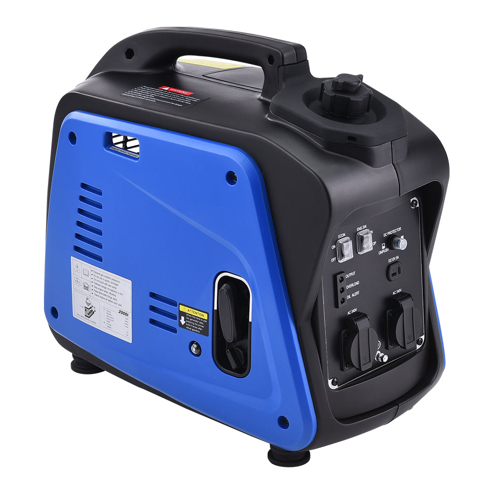 Gentrax 2000W Pure Sine Wave Inverter Generator, Euro 5 Certified, 18.5kg