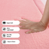 Soft Touch Ultra Plush Memory Foam Tatami Blush Pink Mat - 200 X 300 CM