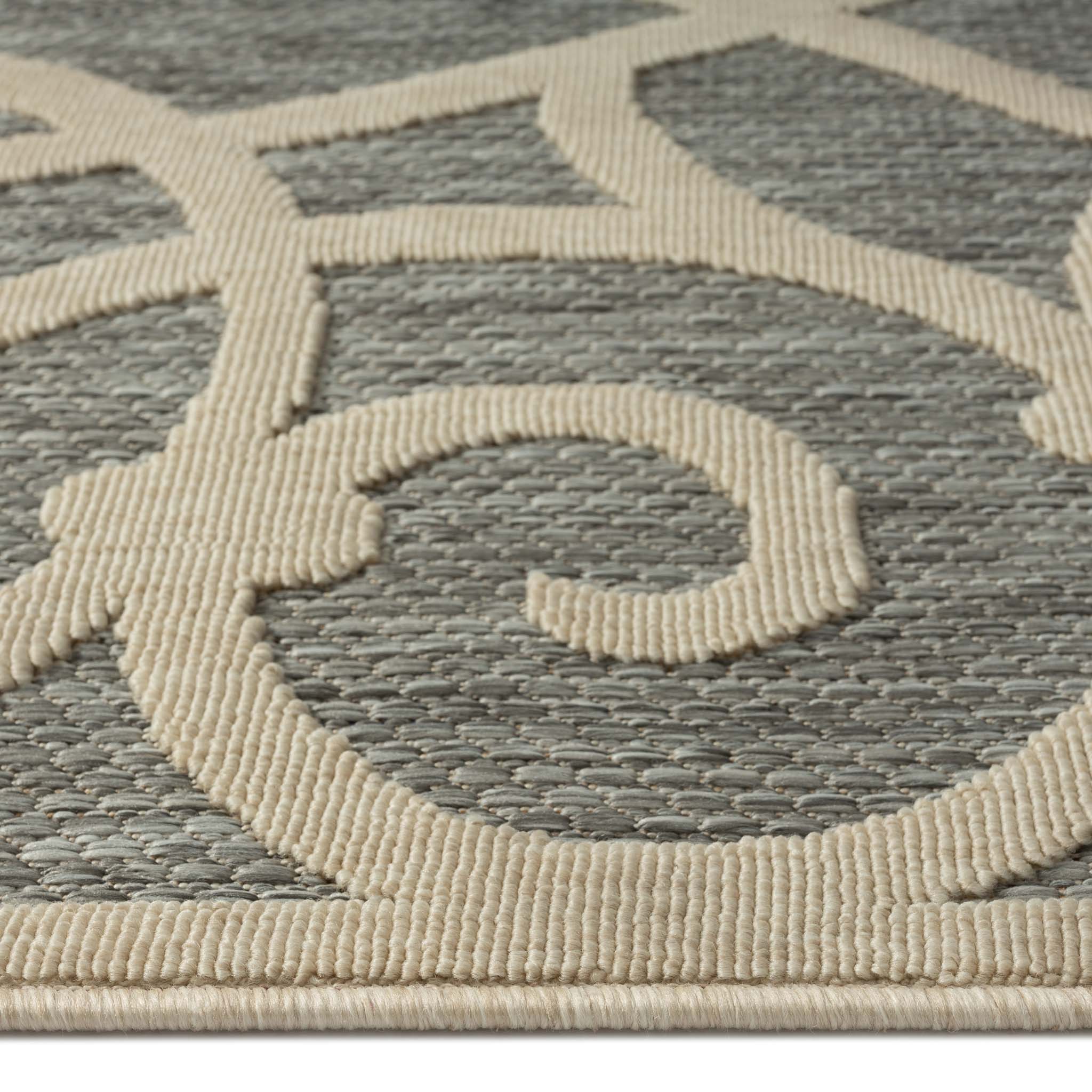 Alpha Outdoor Rug - Grey - 120x170