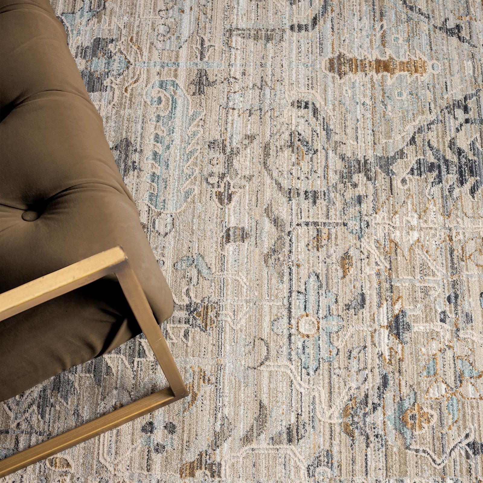 Aubre Contemporary Area Rug - Taupe - 120x180