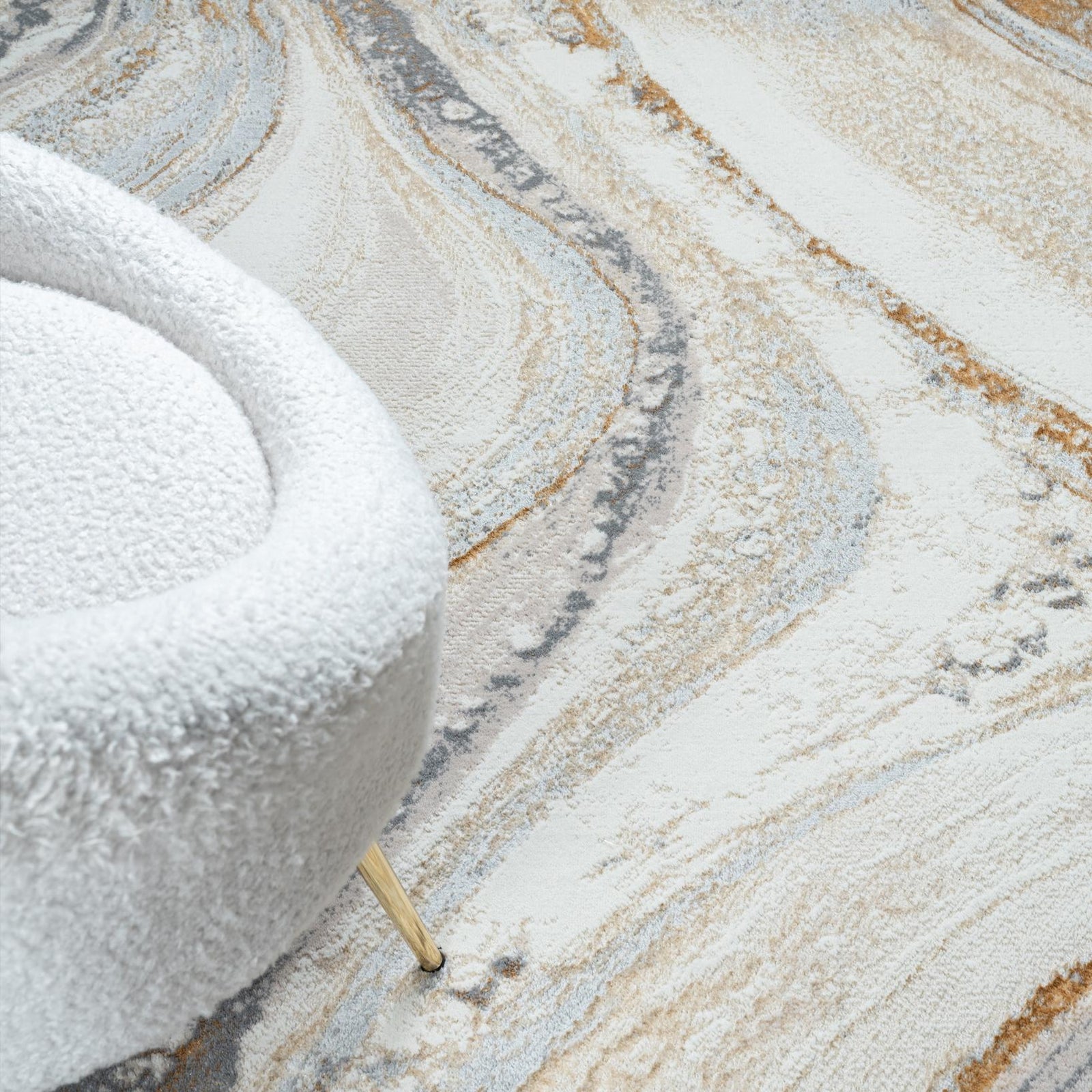 Avani Marble Rug - Sand - 160x230 cm