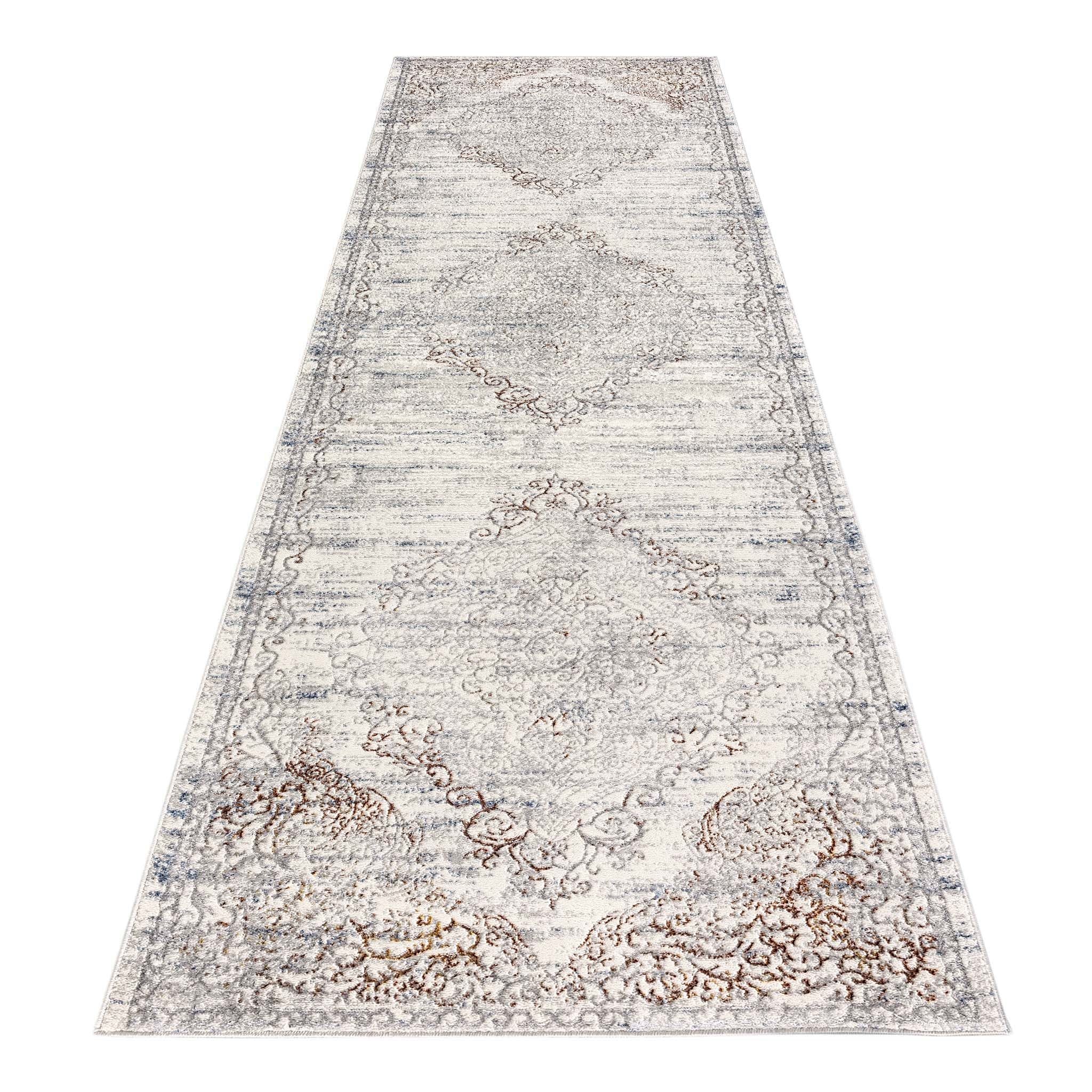 Luxe Vintage Textured Rug - Cream - 160x230