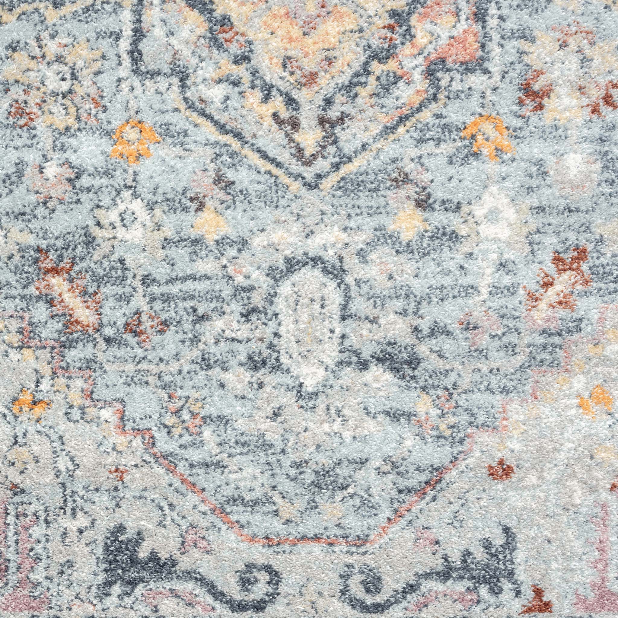 Ornate Persian Vintage Rug - Blue - 240x330