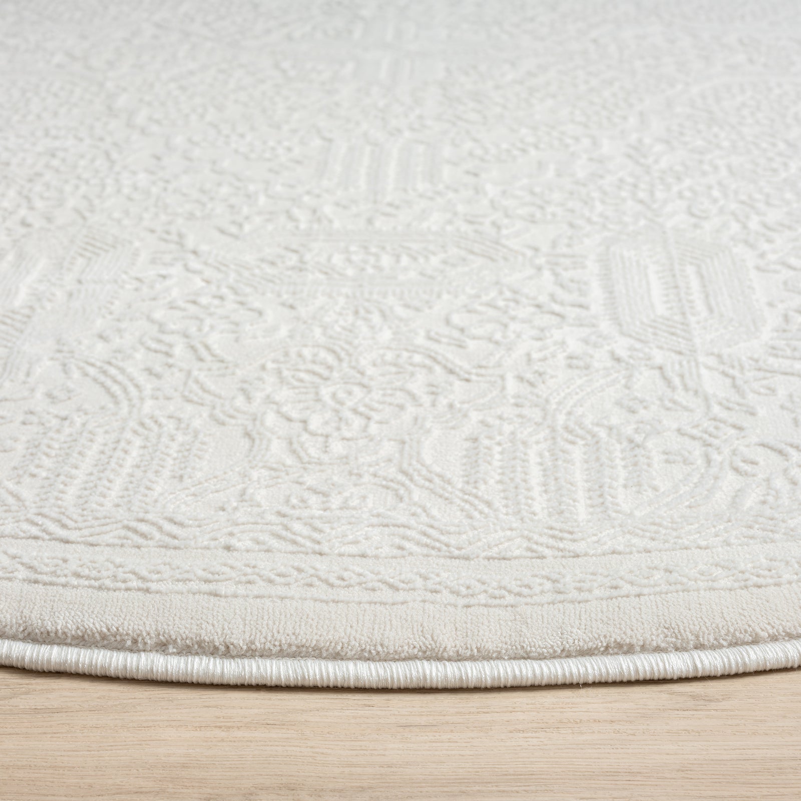 Grande Jacquard Rug - Ivory - 80x150