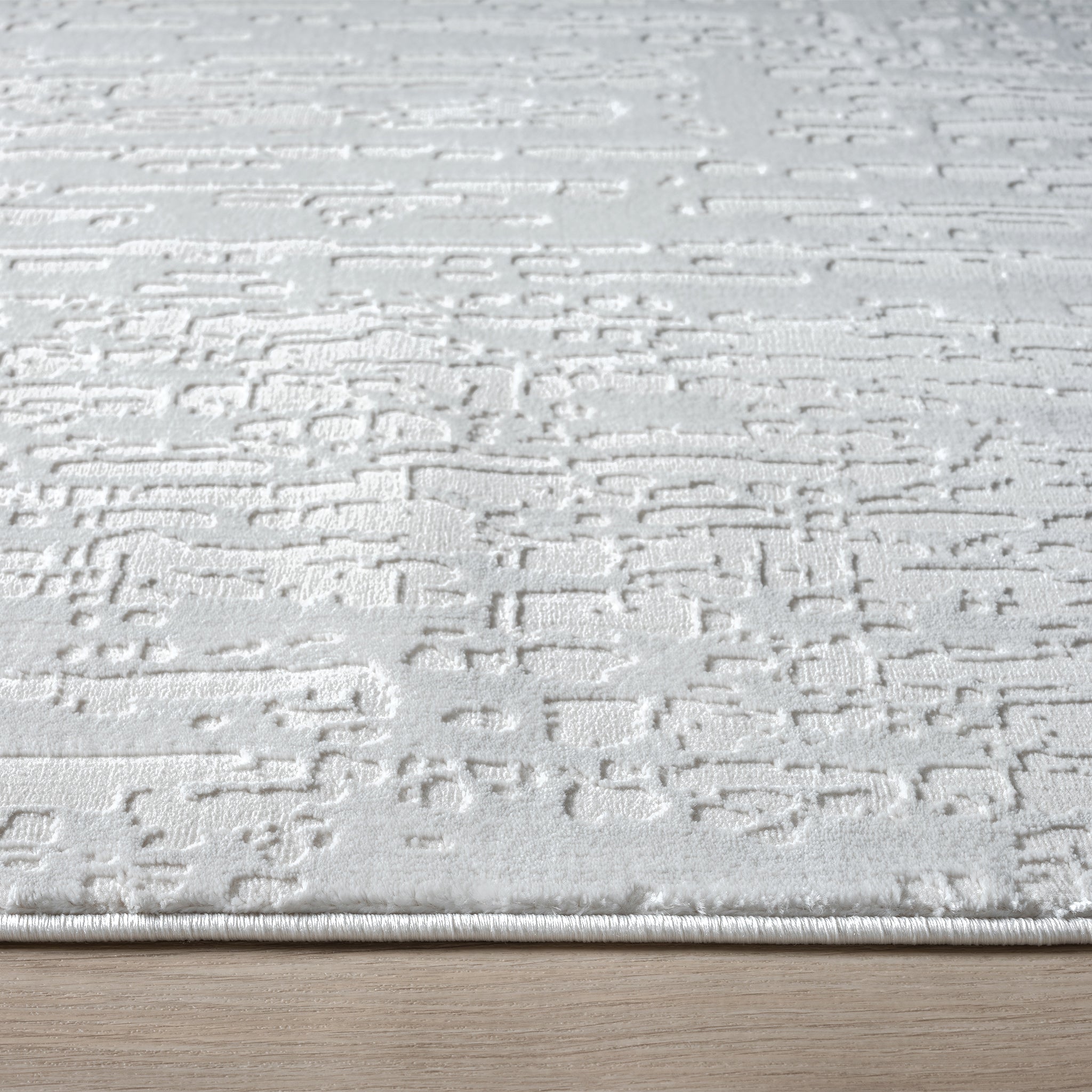 Grande Jacquard Rug - Pearl - 80x300