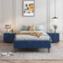 Velvet Blue Bed Frame – Single