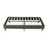 Bed Frame Mattress Foundation Dark Grey  Queen